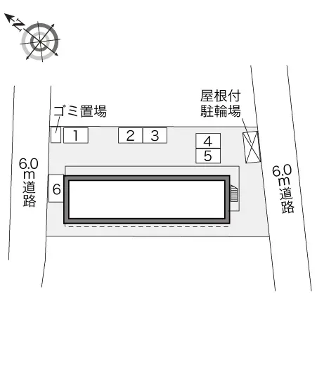 ★手数料０円★市川市柏井町　月極駐車場（LP）